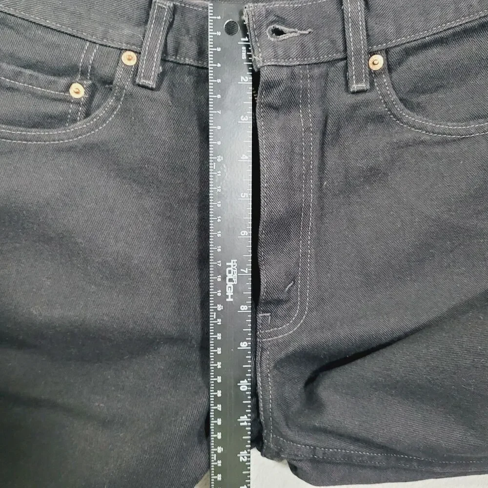 Vintage Y2K Levi's 550 Jeans Mens 34x30 Black Relaxed Tapered Denim Cotton